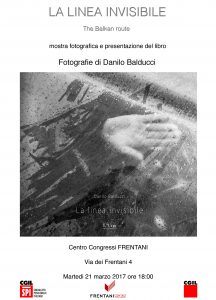 Linea invisibile migranti rotta balcanica Danilo Balducci mostra fotografica