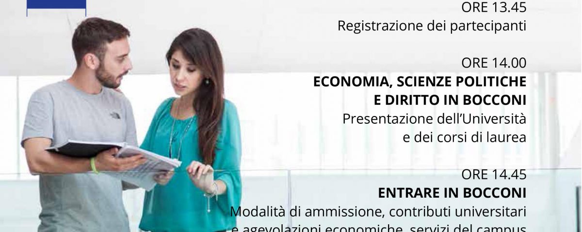 locandina orientamento bocconi