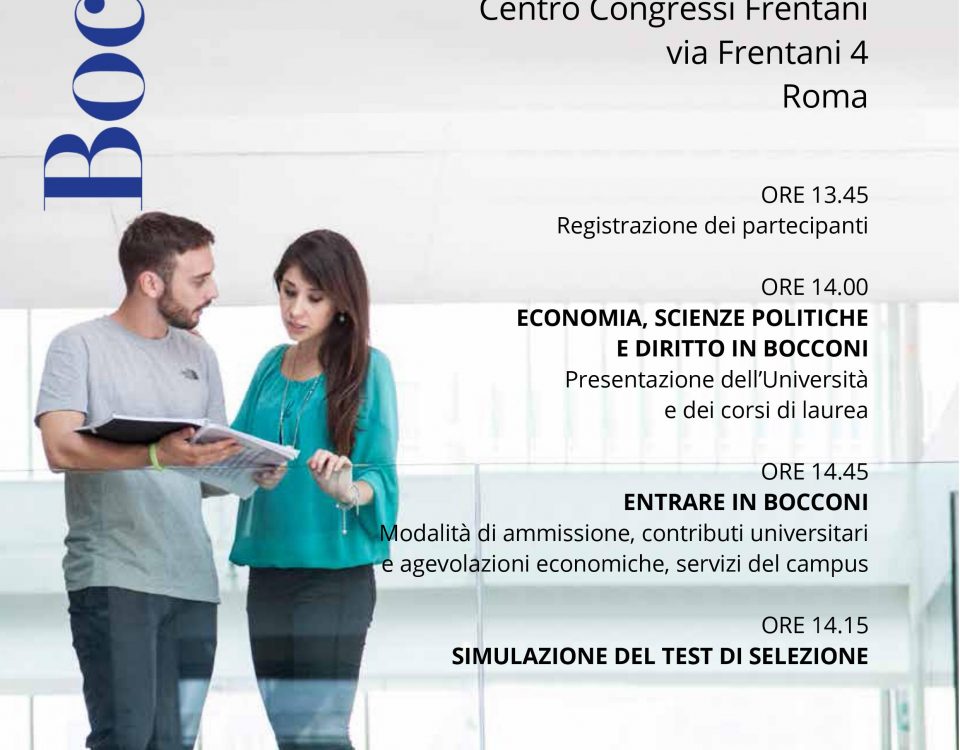 locandina orientamento bocconi