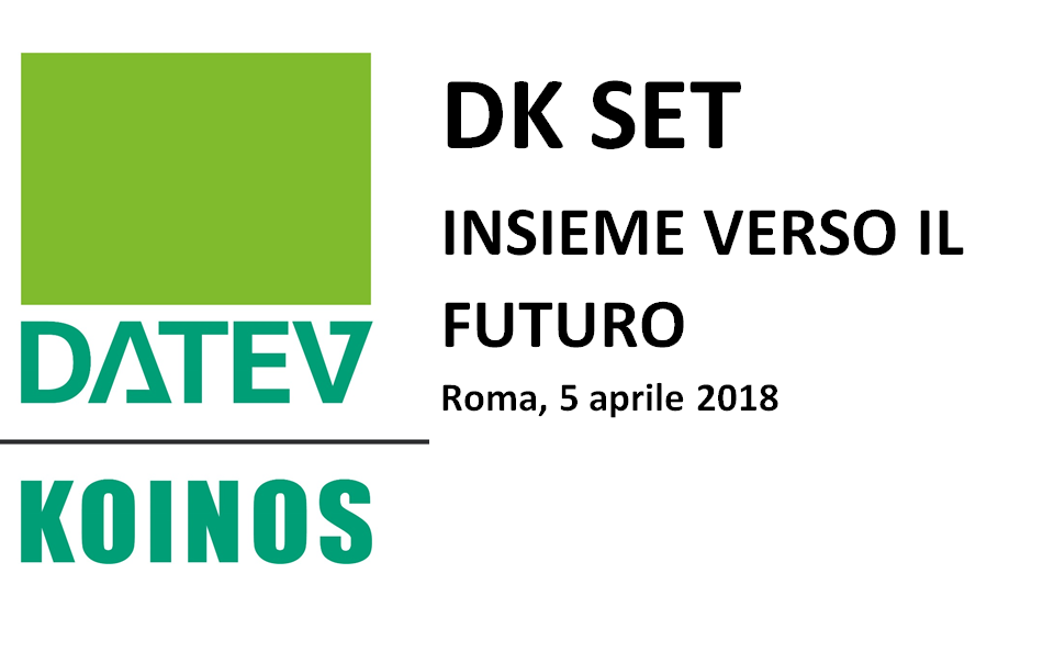 DATEV KOINOS 5 APRILE 2018