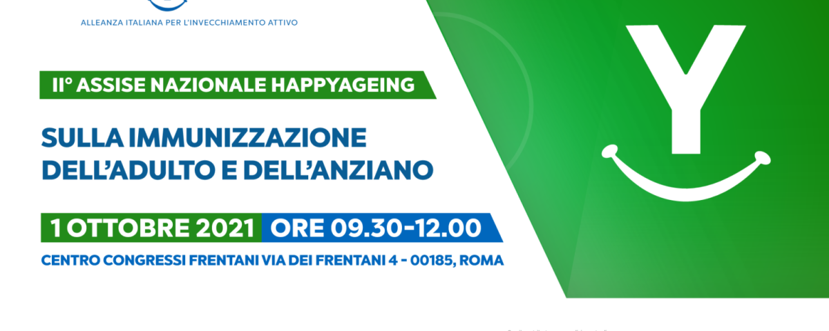 locandina dell'evento II Assise nazionale HappyAgeing