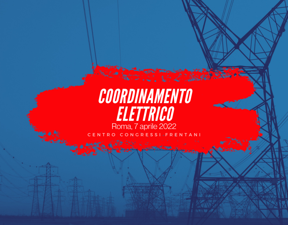 locandina dell'evento coordinamento elettrico di Filctem - Cgil nazionale