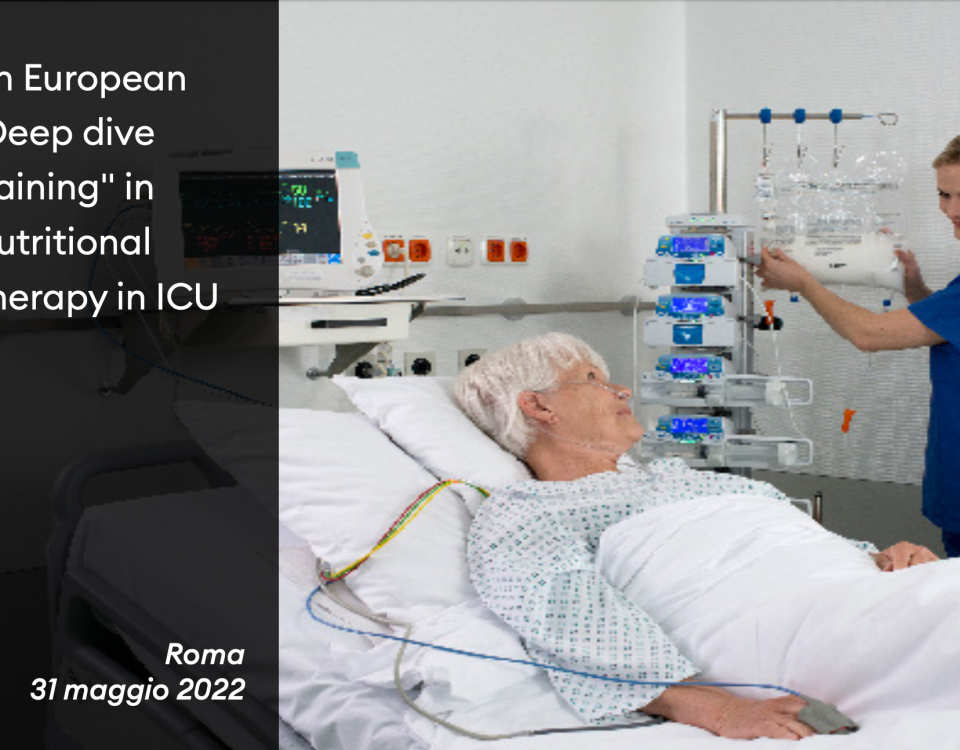 Corso SIAARTI: An European "Deep dive training" in Nutritional Therapy in ICU 31 maggio 2022