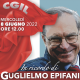 Locandina evento "In Ricordo di Guglielmo Epifani