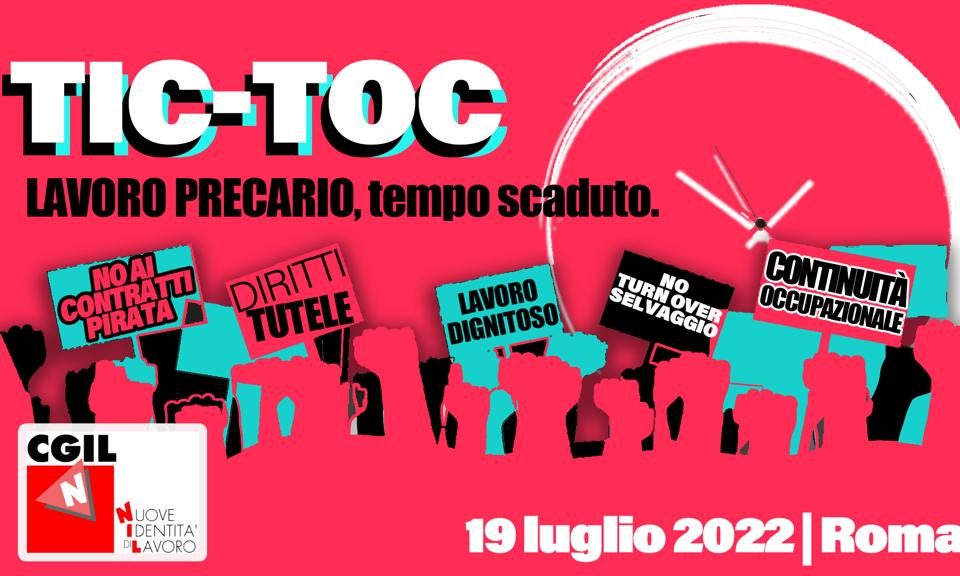 Locandina evento NIdiL 19 luglio 2022