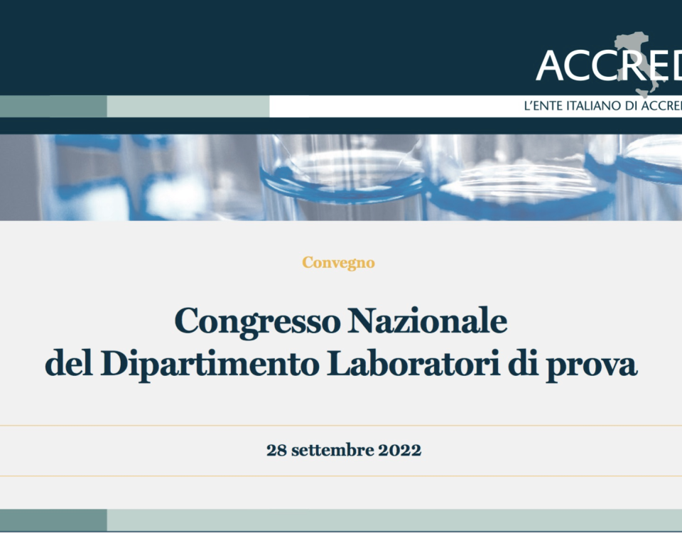 locandinaCongresso Nazionale del Dipartimento Laboratori di prova 28 settembre 2022